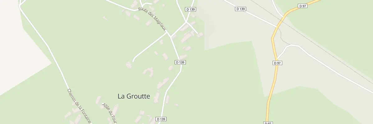 Plan du 6 Rte de Drevant à La Groutte