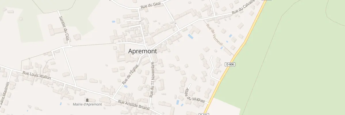Plan du 27 Rue Pasteur à Apremont