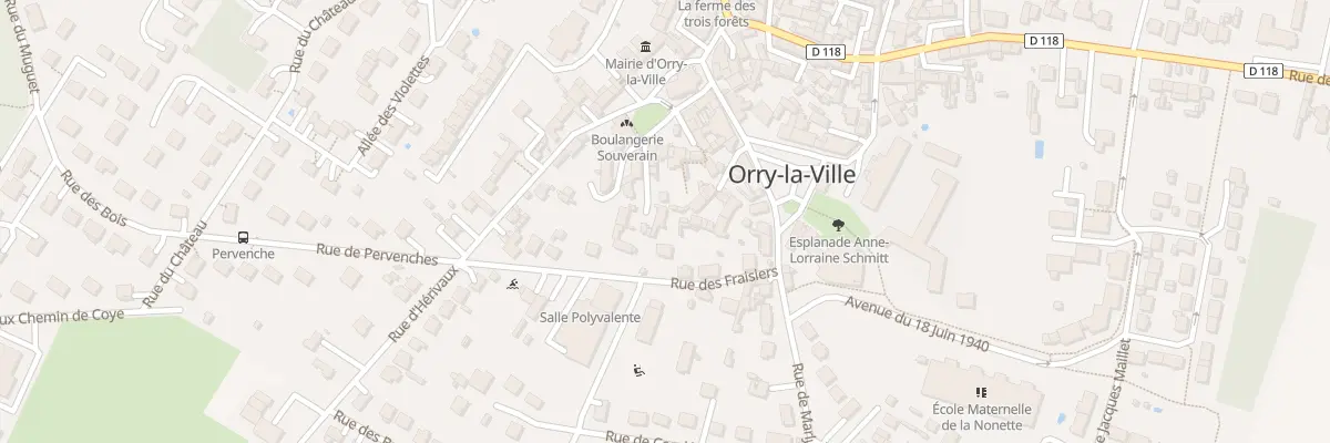 Plan du 3 Imp Jules Brûle à Orry-la-Ville