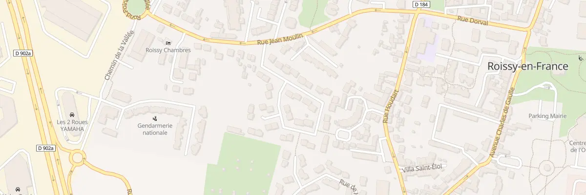 Plan du 6 Rue Aubin Olivier à Roissy-en-France