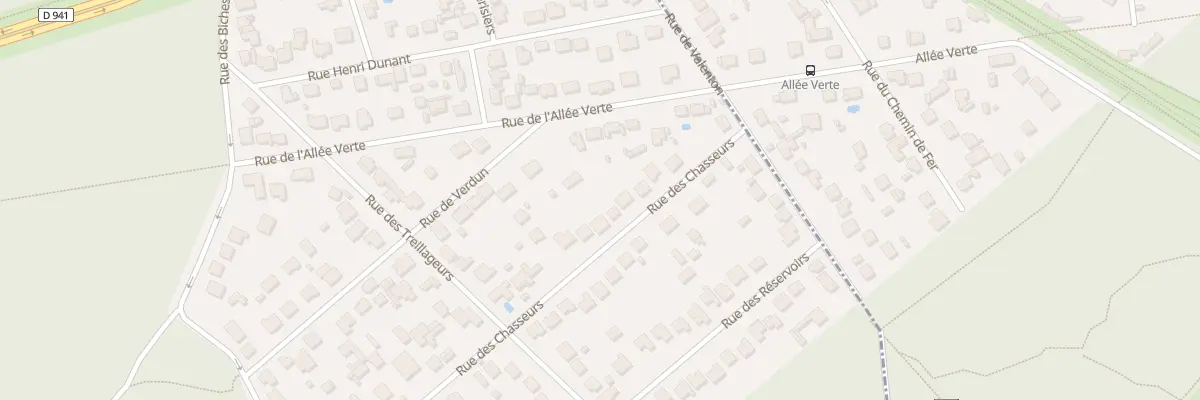 Plan du 14 Rue des Chasseurs à Yerres