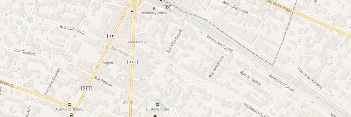 Plan du 15 Bd du Gen de Gaulle à Villemomble