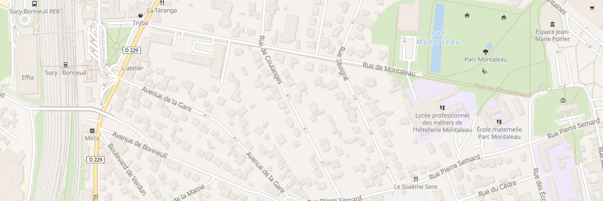 Plan du 18 Rue de Coulanges à Sucy-en-Brie