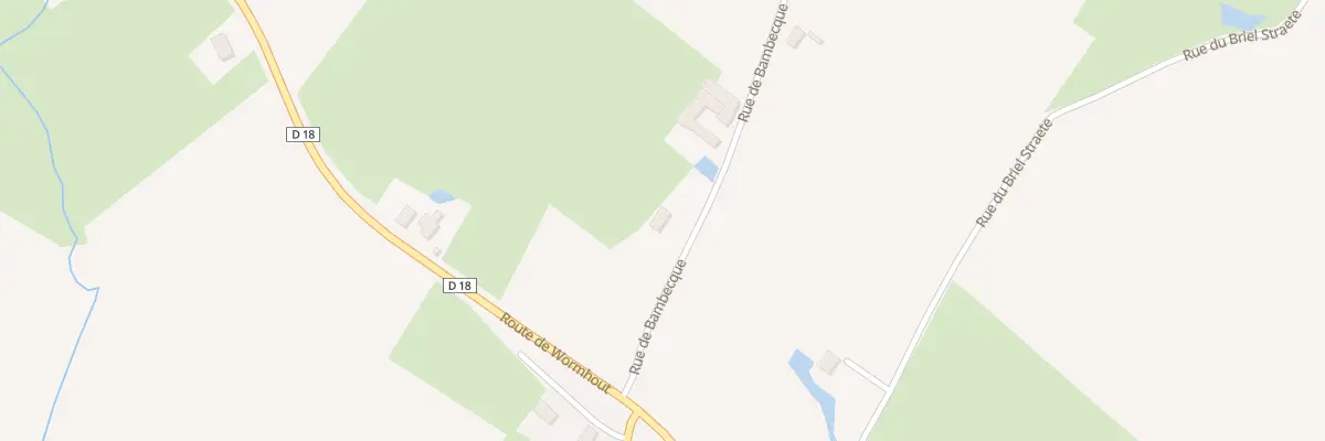 Plan du 117 Rue de Bambecque à Oudezeele