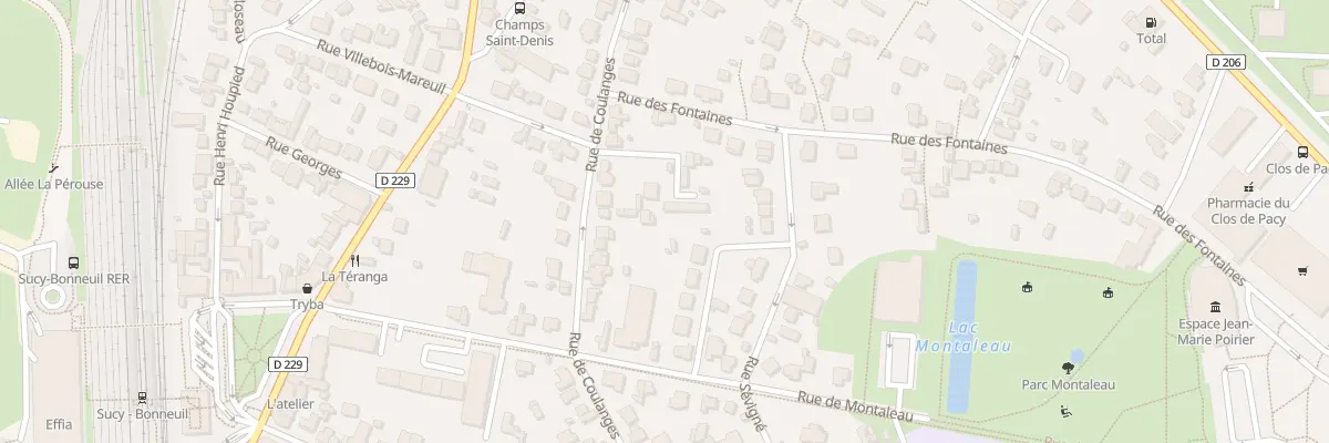 Plan du 34 Rue de Coulanges à Sucy-en-Brie
