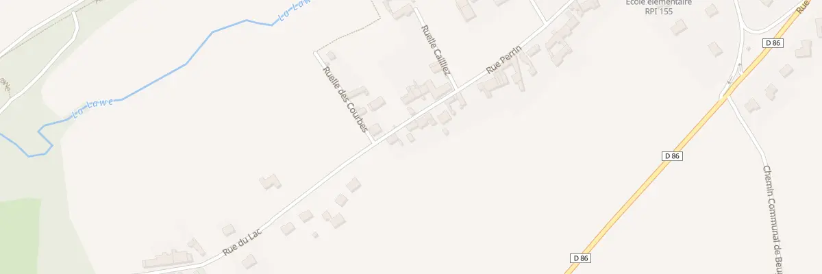 Plan du 40 Rue Perrin à Beugin