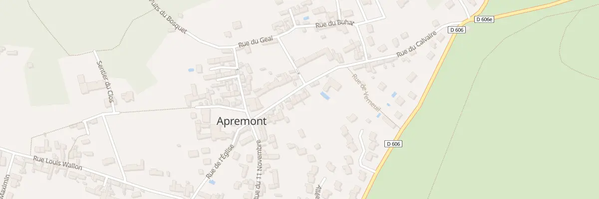 Plan du 17 Rue Pasteur à Apremont