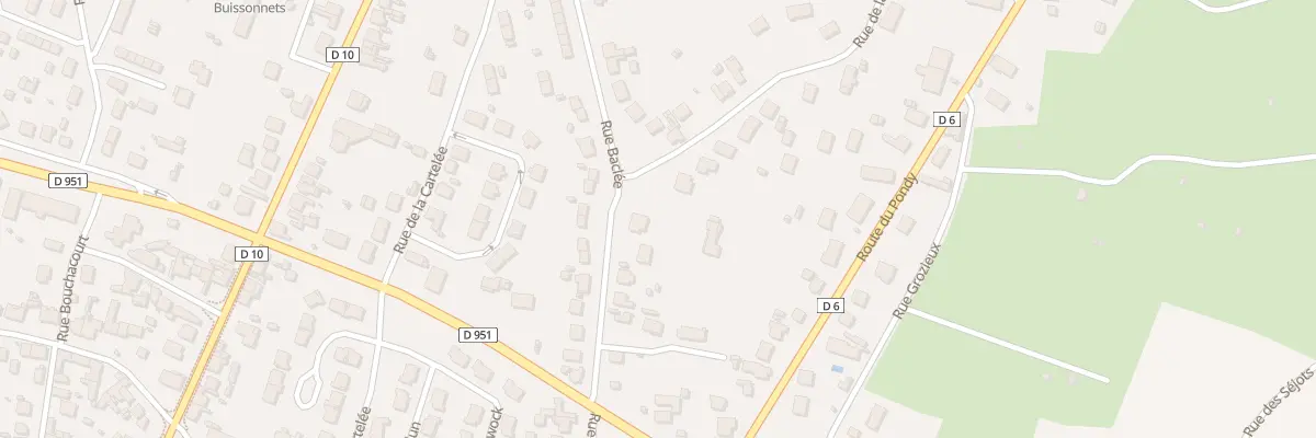 Plan du 40 Rue Baclée à Saint-Amand-Montrond