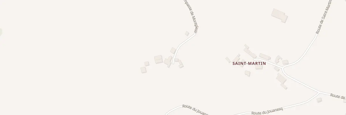 Plan du 5214 Saint Martin à Cassagnes-Bégonhès