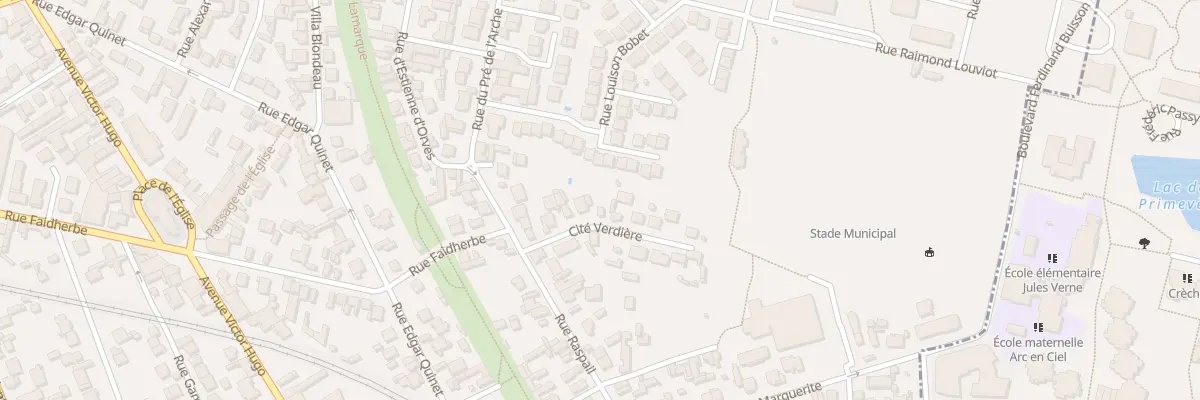 Plan du 7 Cité de Verdiere à Neuilly-Plaisance