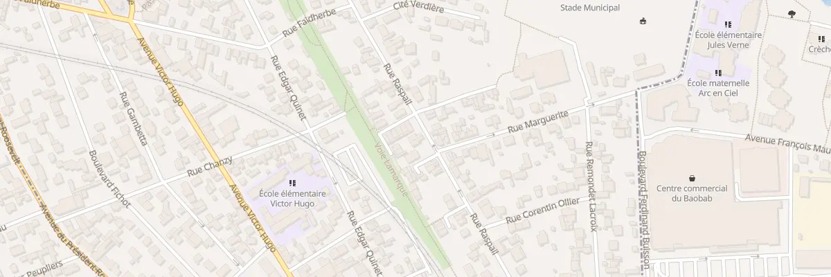 Plan du 29Q Rue Raspail à Neuilly-Plaisance