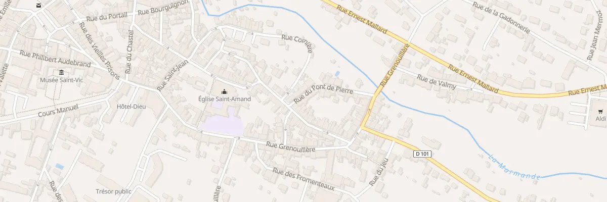 Plan du 6 Rue du Pont de Pierre à Saint-Amand-Montrond