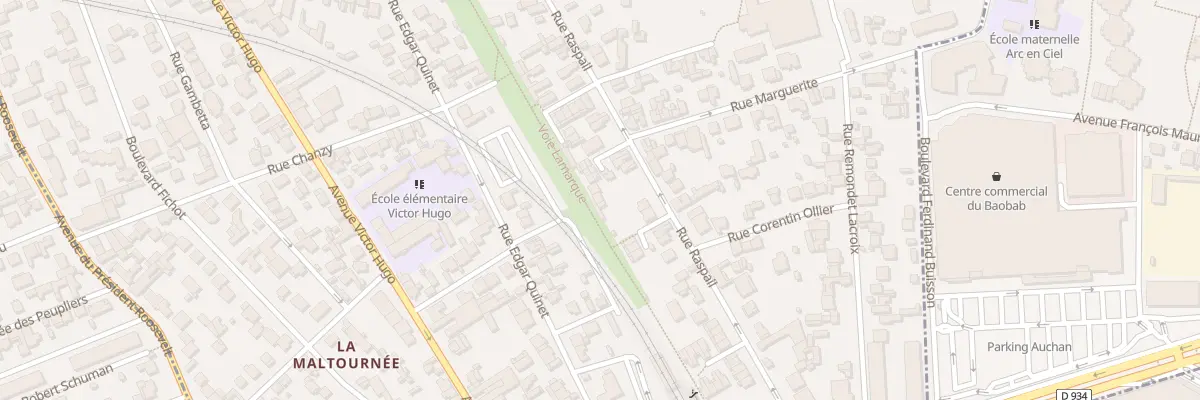 Plan du 25 Rue Raspail à Neuilly-Plaisance