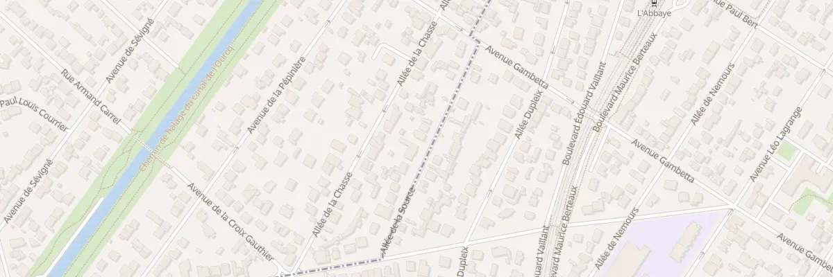 Plan du 18 All de la Source à Aulnay-sous-Bois