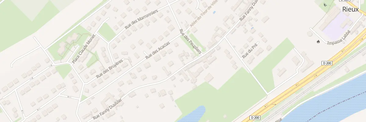 Plan du 56 Rue Fanny Duvivier à Rieux
