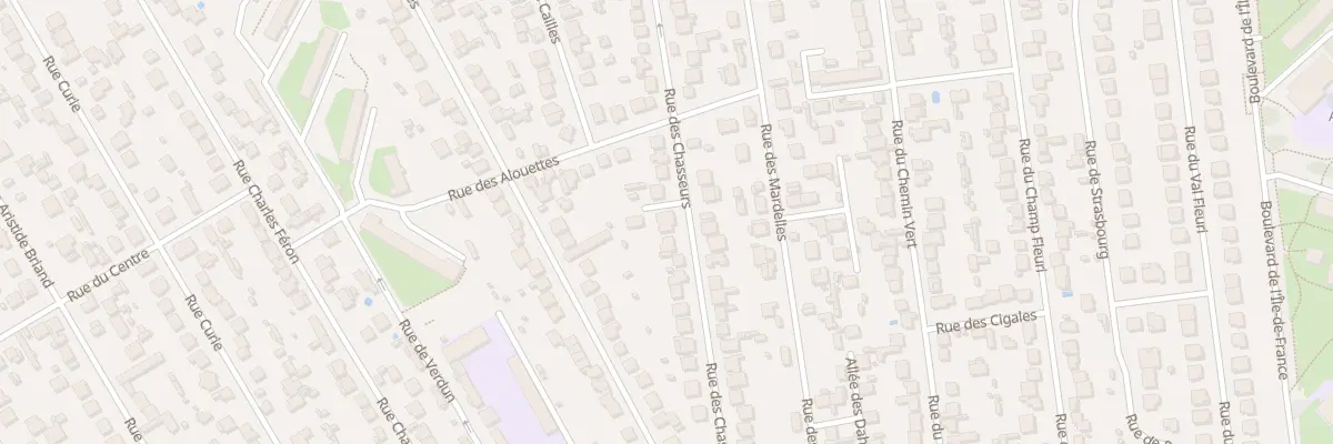 Plan du 25 Rue des Chasseurs à Brunoy