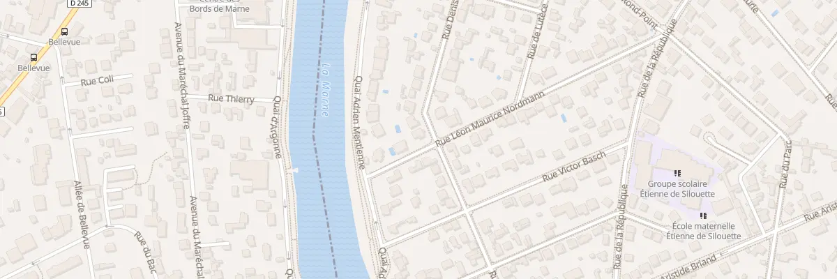 Plan du 5 Rue Léon Maurice Nordmann à Bry-sur-Marne