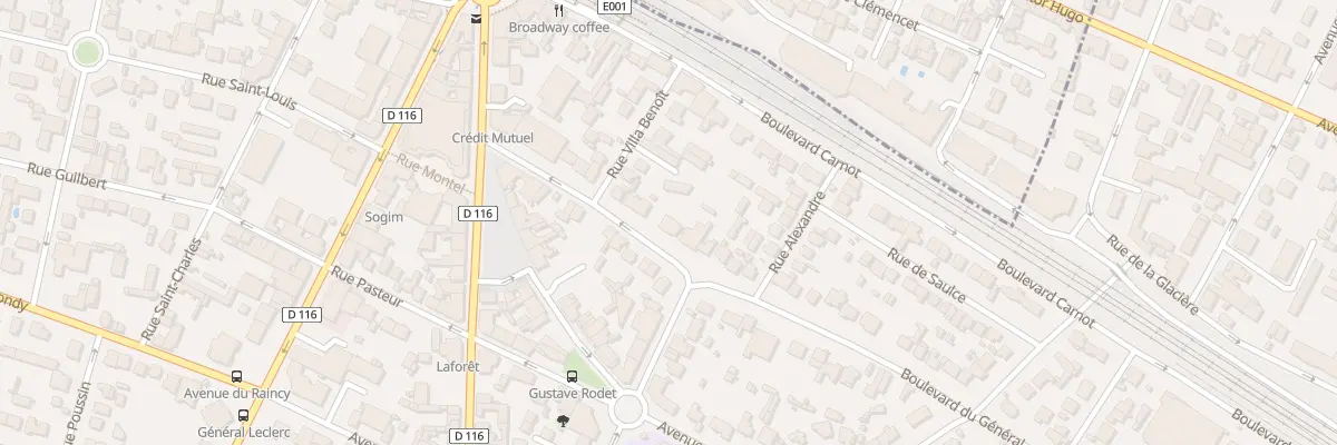 Plan du 19 Bd du Gen de Gaulle à Villemomble
