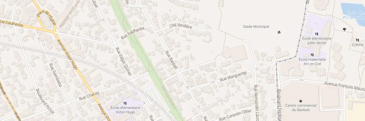 Plan du 32B Rue Raspail à Neuilly-Plaisance