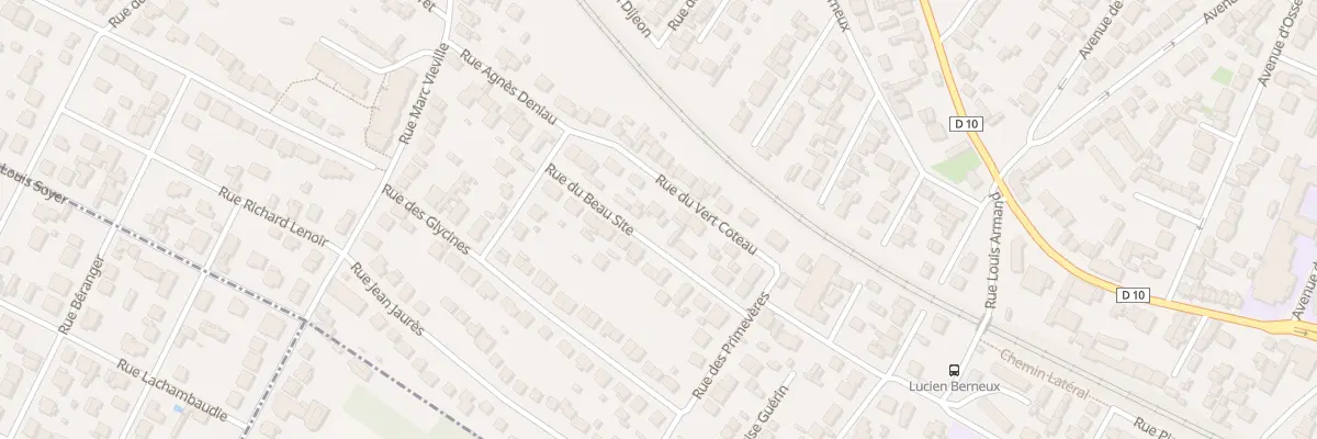 Plan du 12 Rue du Beau Site à Villemomble