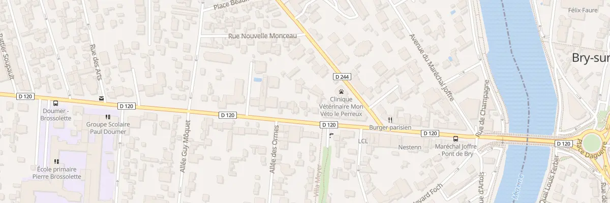 Plan du 185 Av Pierre Brossolette au Perreux-sur-Marne