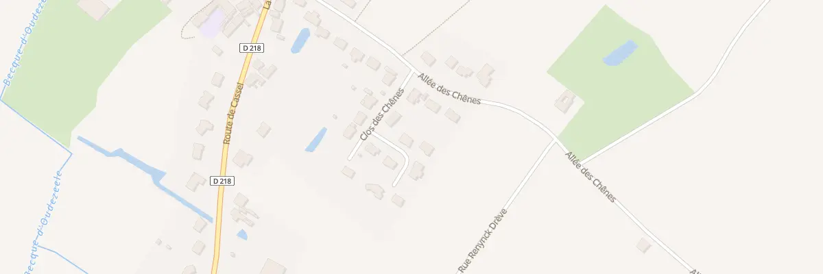 Plan du 121 Clos des Chênes à Oudezeele