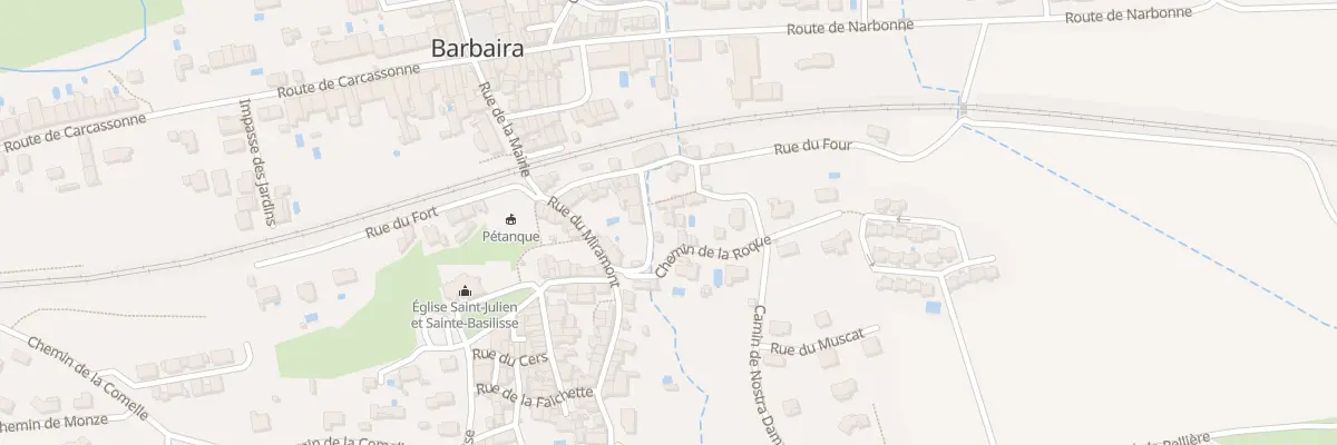 Plan du 1 Che de la Roque à Barbaira