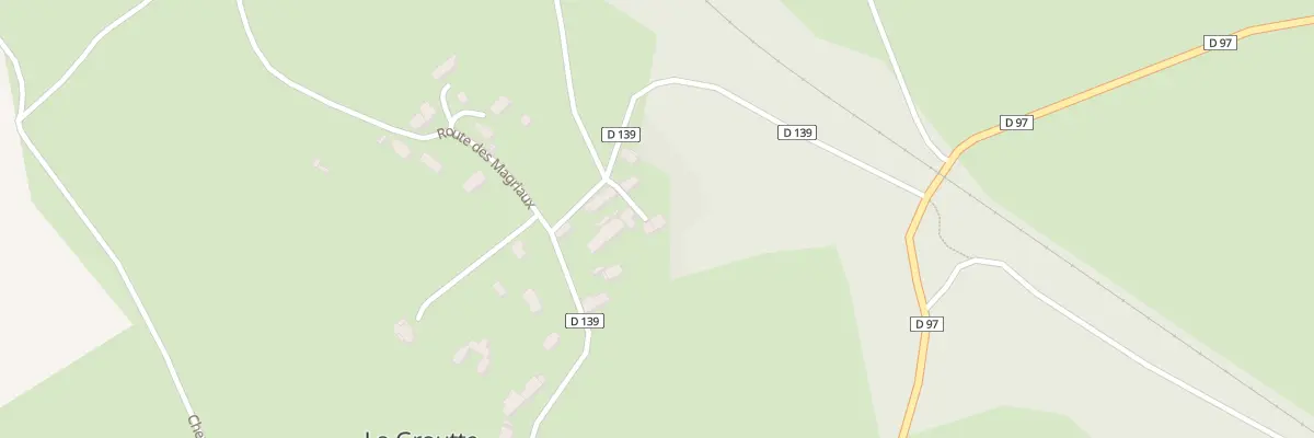 Plan du 2 All de la Loge Grelet à La Groutte