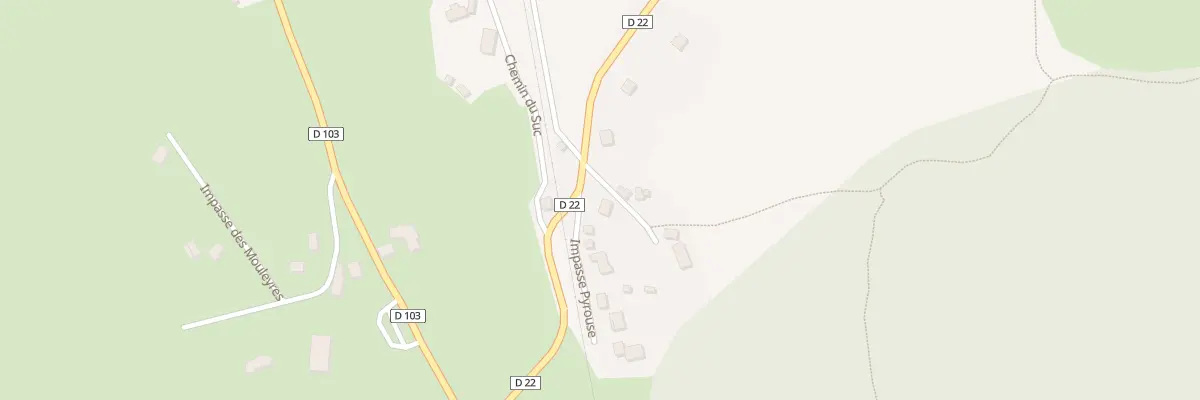 Plan du 1 Imp Pyrouse à Vebret
