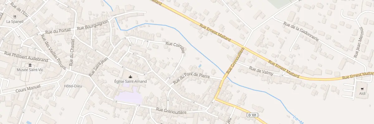 Plan du 9 Rue du Pont de Pierre à Saint-Amand-Montrond