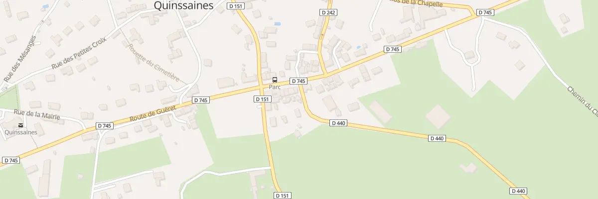 Plan du 12 Rte de Montluçon à Quinssaines
