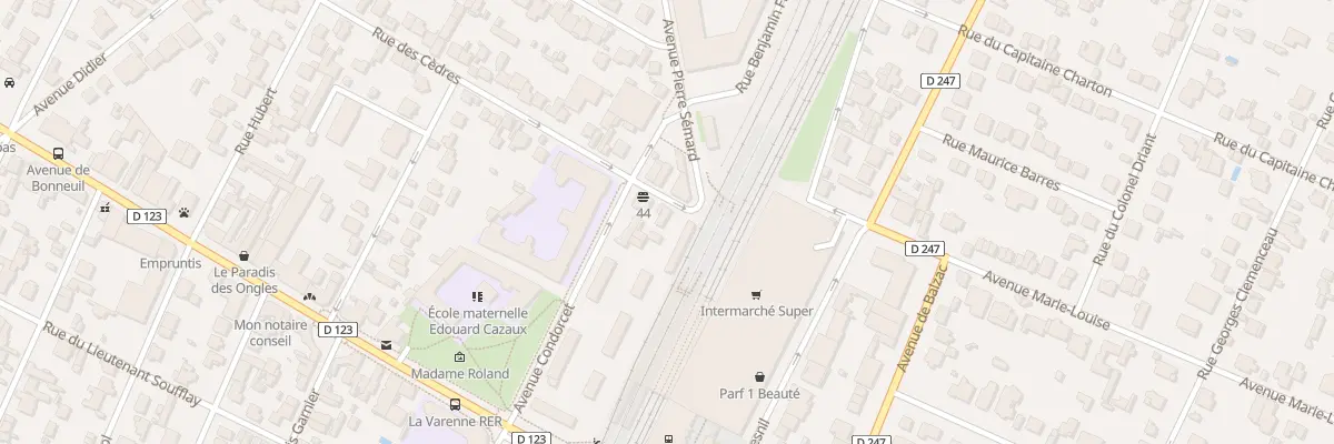 Plan du 50 Rue des Cèdres à Saint-Maur-des-Fossés