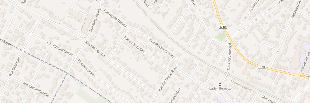 Plan du 10 Rue du Beau Site à Villemomble