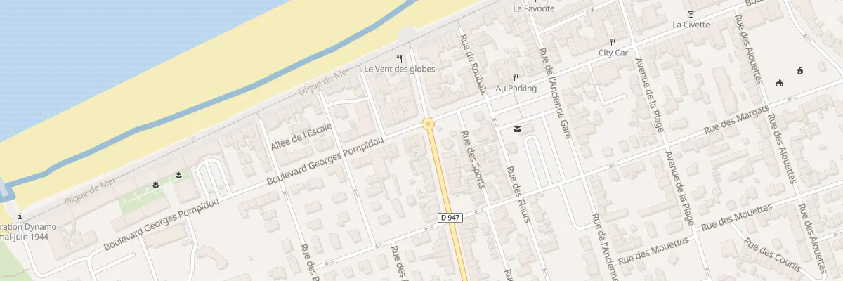 Plan du 428 Bd Georges Pompidou à Bray-Dunes