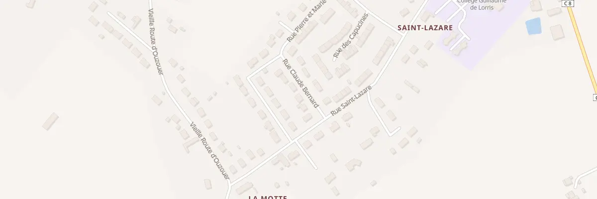 Plan du 5 Rue Claude Bernard à Lorris