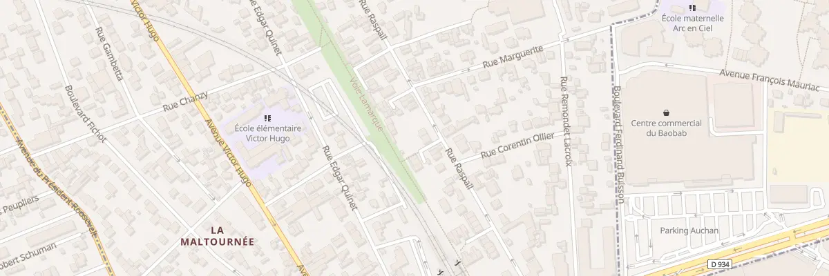 Plan du 23B Rue Raspail à Neuilly-Plaisance
