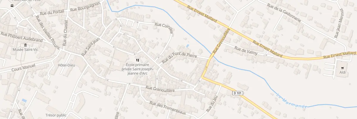 Plan du 14 Rue du Pont de Pierre à Saint-Amand-Montrond