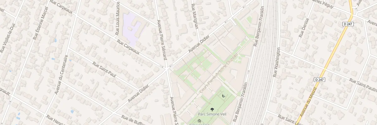 Plan du 11 Crs Pierre Antoine Cluzeau à Saint-Maur-des-Fossés