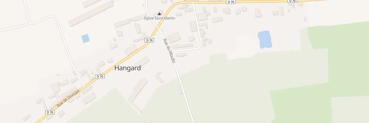 Plan du 5016 Pl Publique à Hangard