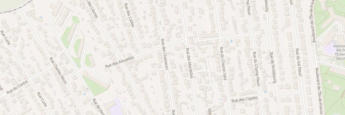 Plan du 40 Rue des Chasseurs à Brunoy
