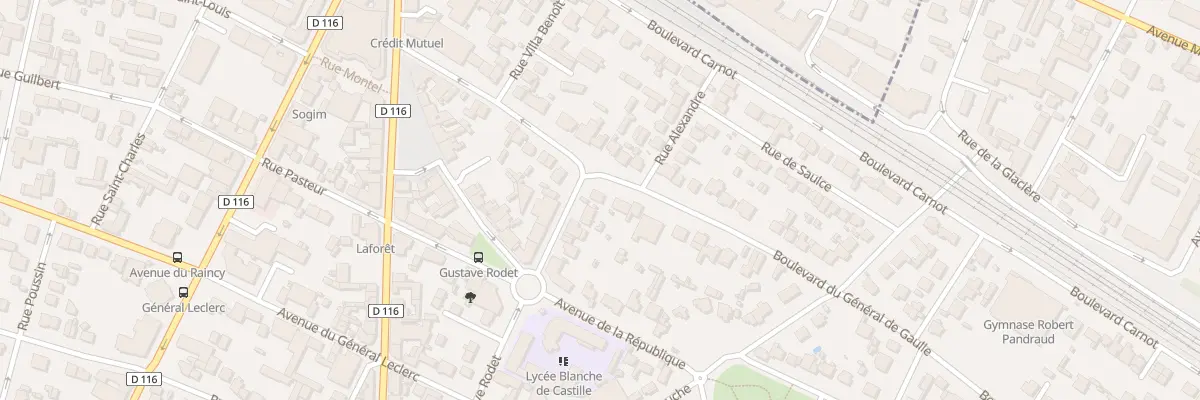 Plan du 22 Bd du Gen de Gaulle à Villemomble