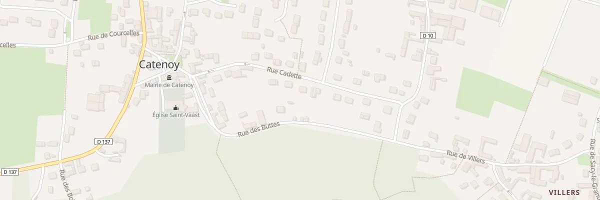 Plan du 10 Rue Cadette à Catenoy