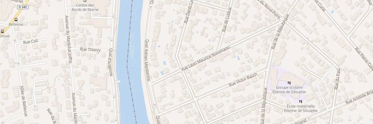 Plan du 7 Rue Léon Maurice Nordmann à Bry-sur-Marne