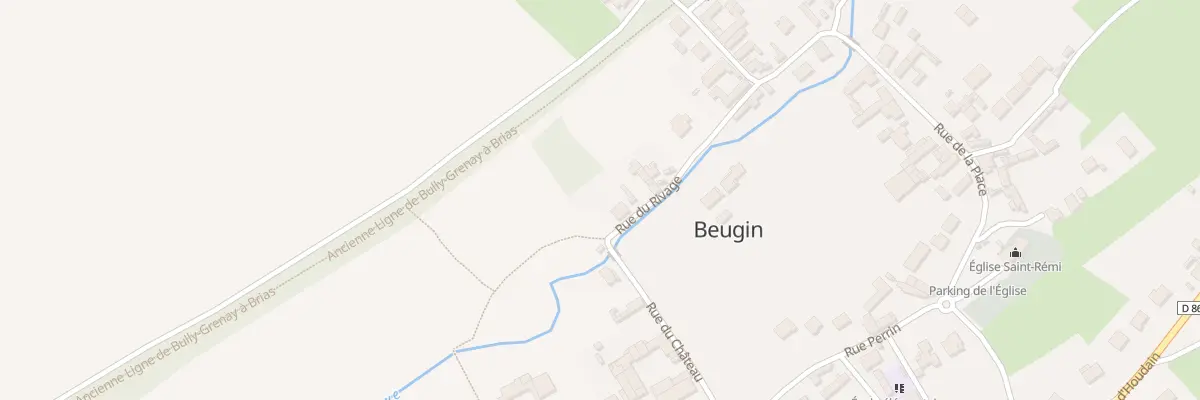 Plan du 17 Rue du Rivage à Beugin