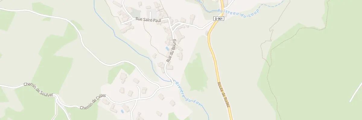 Plan du 5201 Salles à Salles-la-Source
