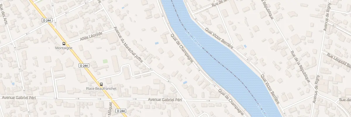 Plan du 26B Quai de Champagne au Perreux-sur-Marne
