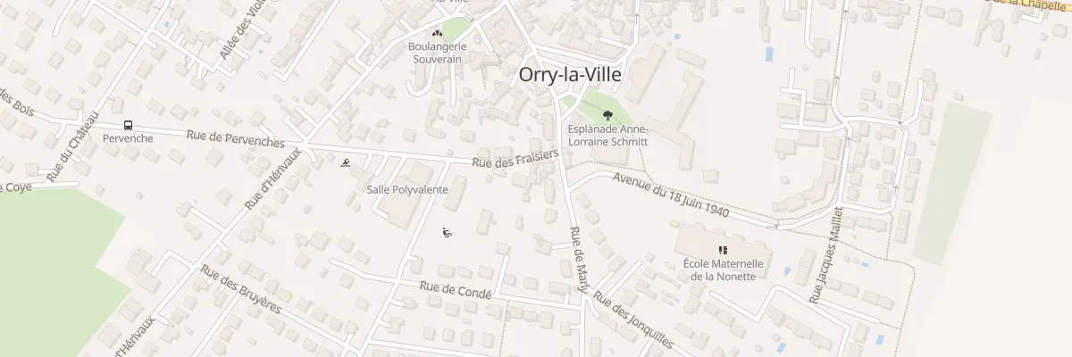 Plan du 2 Rue de Marly à Orry-la-Ville