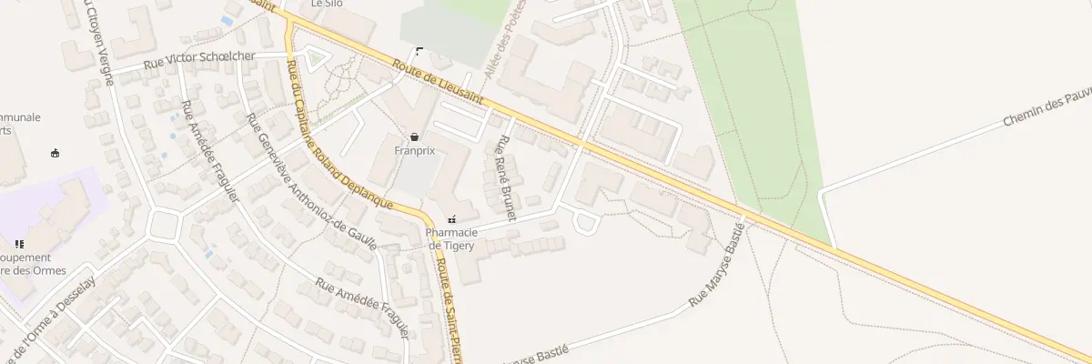 Plan du 5 Rue du Cdt Maurice Lissac à Tigery