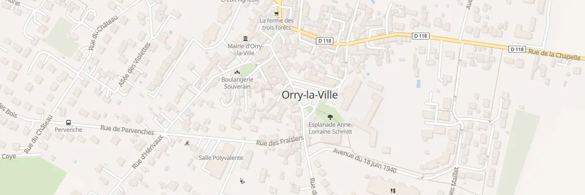 Plan du 6 Pl de la Libération à Orry-la-Ville