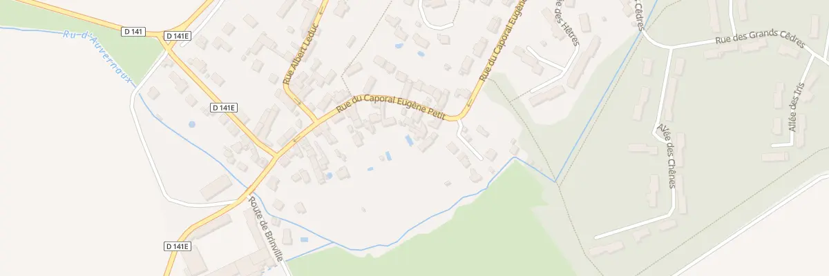 Plan du 231 Rue du Caporal Eugène Petit à Saint-Fargeau-Ponthierry